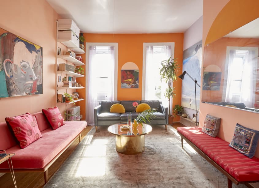 Colorful Brooklyn Rental Railroad Apartment Tour Photos Apartment Therapy